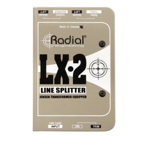 RADIAL LX2 - Splitter Sygnałów