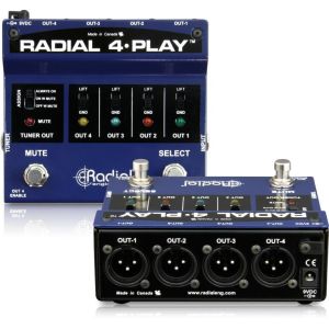 RADIAL 4-Play - Di-box MULTI-OUTPUT dla klawiszy