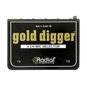 RADIAL Gold Digger - Mikser dla 4 Mikrofonów