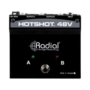 RADIAL HotShot 48 - Przełącznik mikrofonowy z zasilaniem