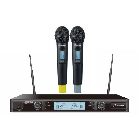 STUDIOMASTER W2G 2.4GHZ Dual Handheld Wireless Microphone