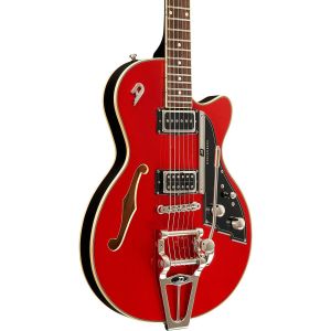 Duesenberg Starplayer III Flat Top Catalina Red - gitara elektryczna