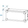 ROADINGER Amplifier Rack PR-2, 4U Skrzynia Transportowa RACK