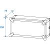 ROADINGER Effect Rack CO DD, 4U Skrzynia Transportowa RACK