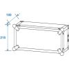 ROADINGER Amplifier Rack PR-2ST, 4U Skrzynia Transportowa RACK