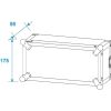 ROADINGER Amplifier Rack PR-1, 3U Skrzynia Transportowa RACK