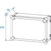 ROADINGER Effect Rack CO DD, 6U Skrzynia Transportowa RACK