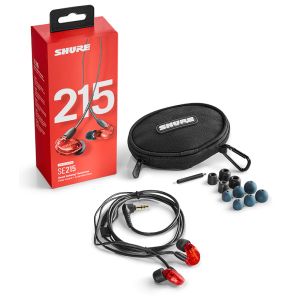 Shure SE215SPE-RD-EFS - Słuchawki douszne