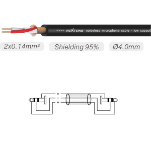 Roxtone SACC240L1.5 - Kabel audio Jack 3.5mm stereo / Jack 3.5mm stereo 3m