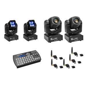 EUROLITE Set 2x LED TMH-W36 + 2x LED TMH-S30 + USB QuickDMX + Easy Show