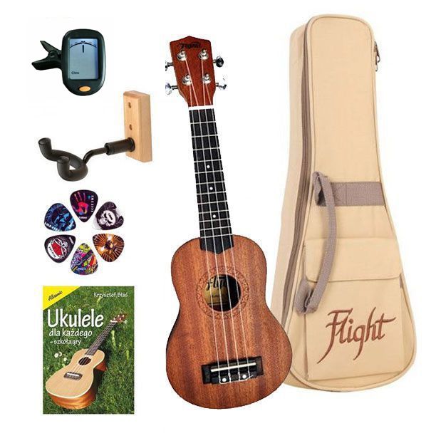 Flycat C10S - ukulele sopranowe + akcesoria