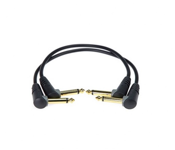 KLOTZ NIESYM. JK-JK GOLD BLACK - kabel audio (0,30m)