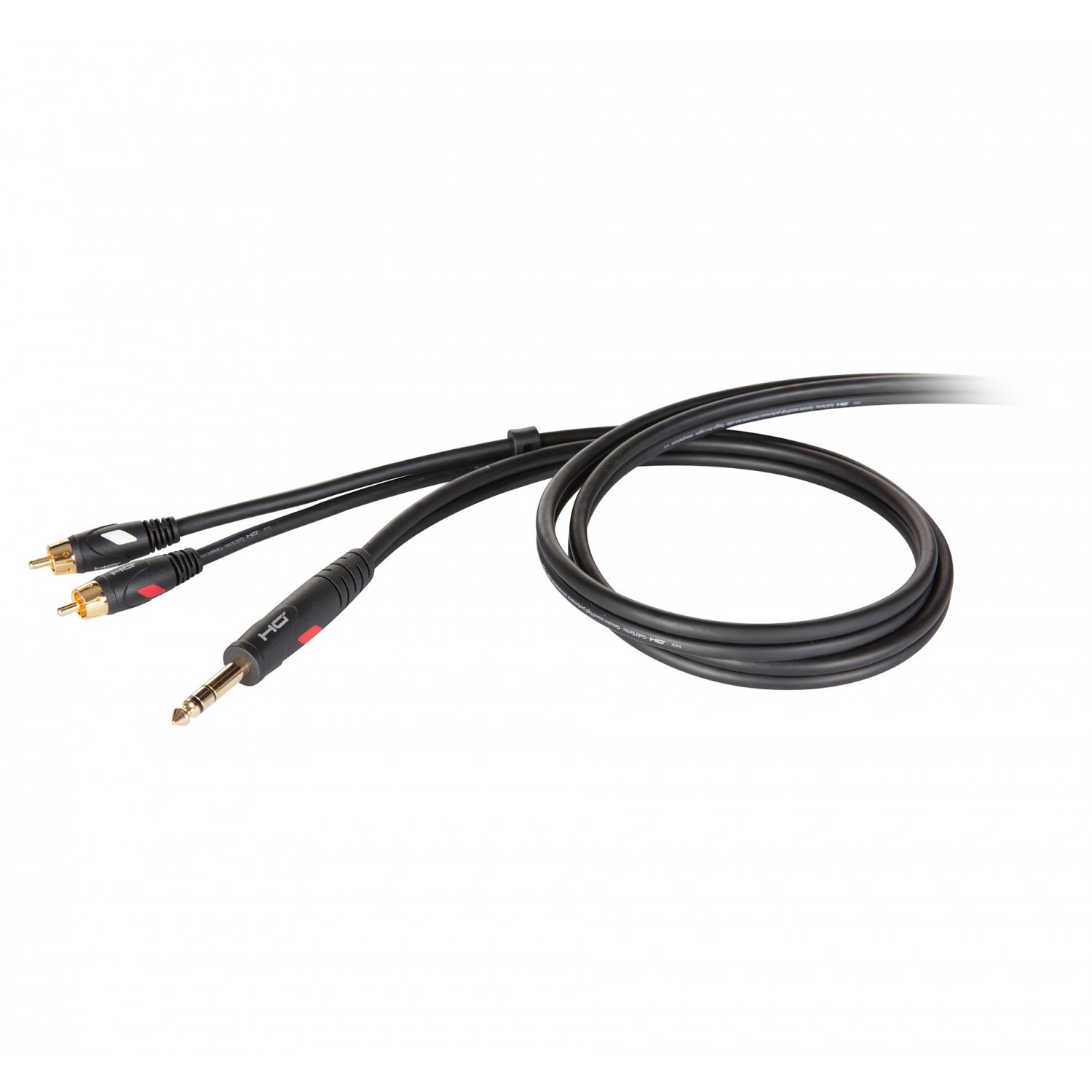 Die Hard DHG530LU18 - kabel audio stereo jack M - 2 x RCA M (1,8m)