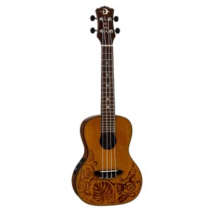 Luna Uke Mo A/E Cedar - elektryczne ukulele koncertowe 