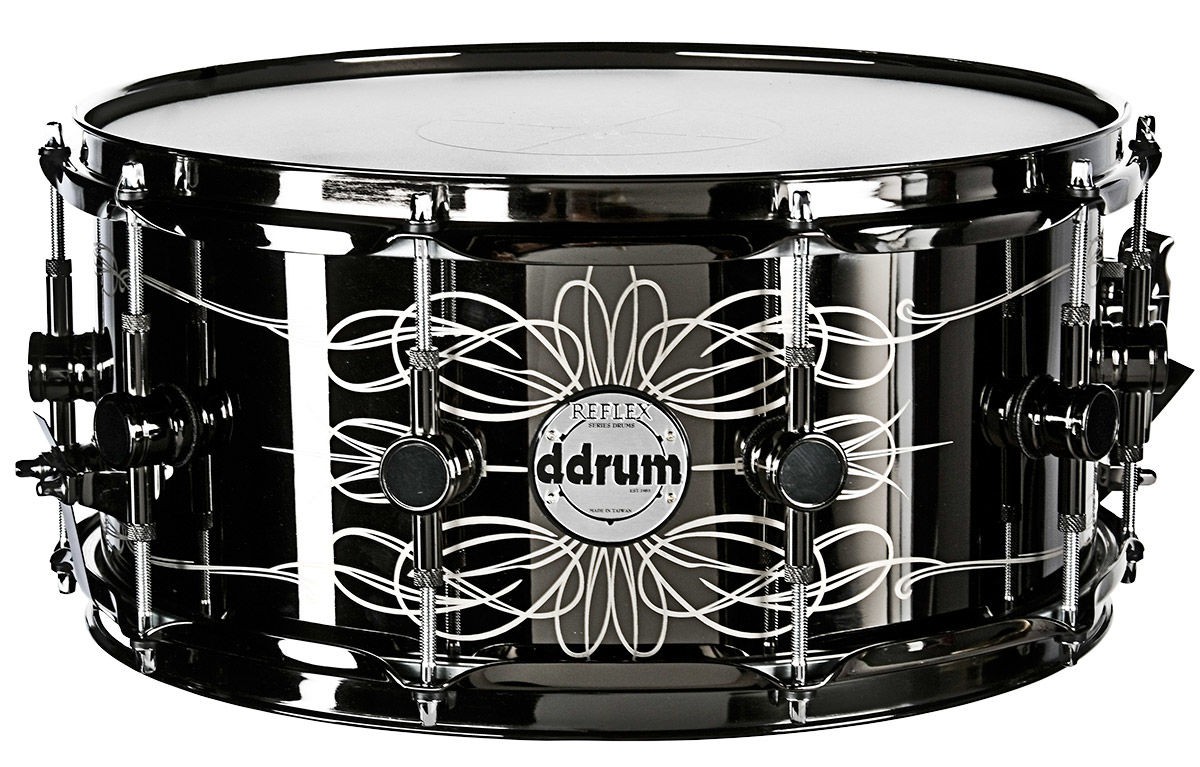 Ddrum Tattooed Lady 6.5x14 BLK - werbel metalowy