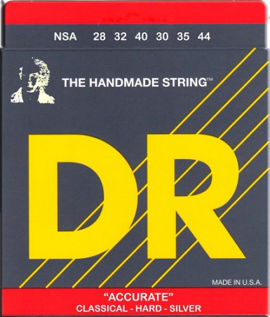 DR NYLON CLASSICAL - RNS-PLUS - Classical Guitar String Set, Tie-On, Medium Tension