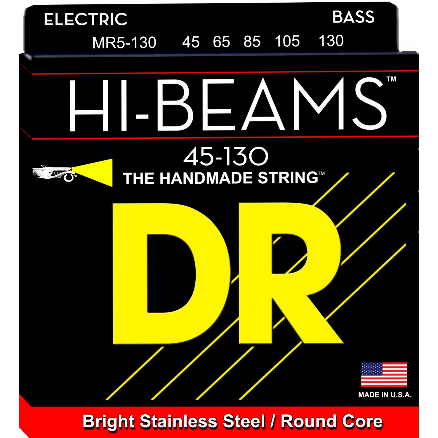 DR HI-BEAM - MR5-45-130 - struny do gitary basowej, 5-String, Medium, .045-.130