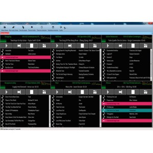 Monacor BMS-ZONE4 - Komputer Shuttle z oprogramowaniem ROSI BMS, 4 kanały, 2600 utworów